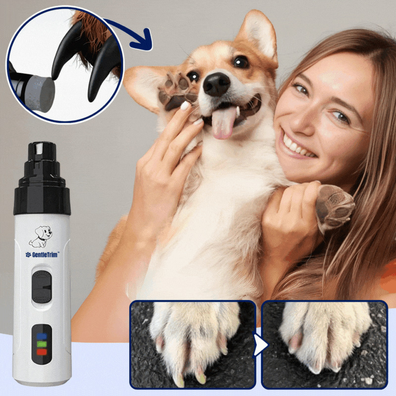 GentleTrim™ – Limeur de griffes sécurisé pour animaux | Coupe douce et sans douleur en seulement 5 minutes !
