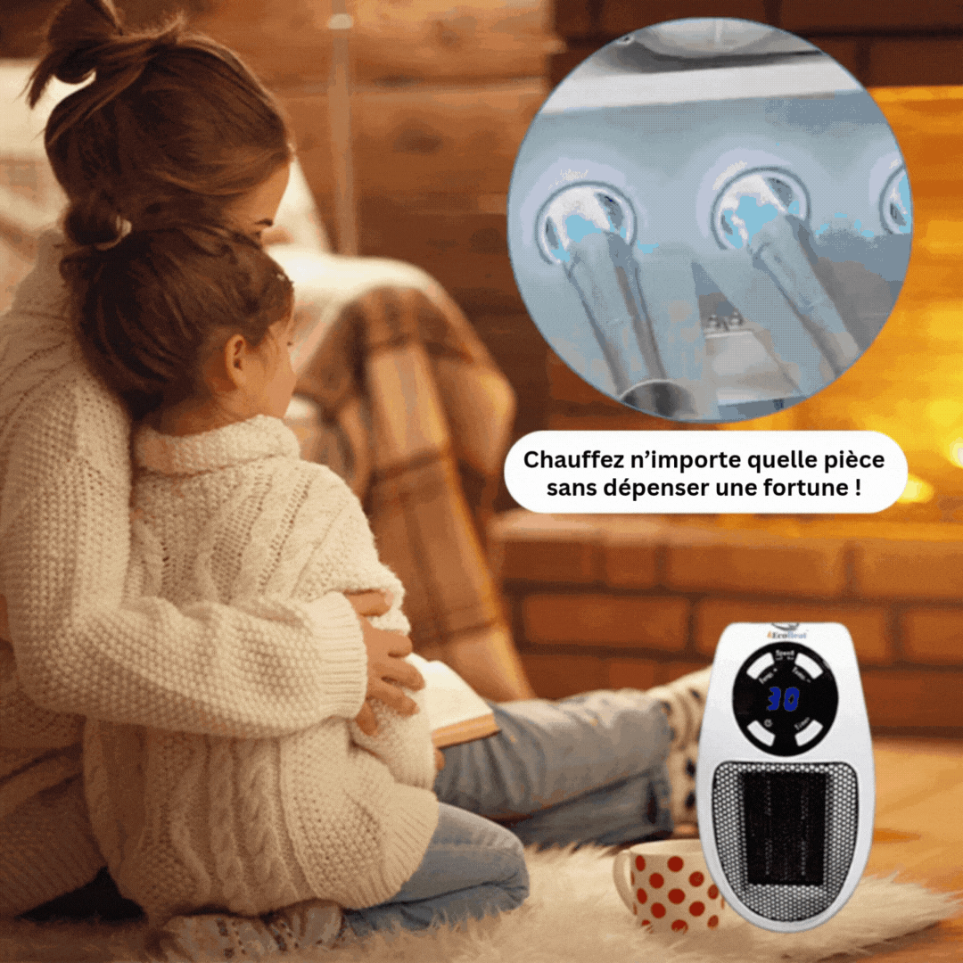 TurboHeat™ Chauffage Éco-énergie | Une chaleur sûre pour votre maison en seulement 12 minutes !