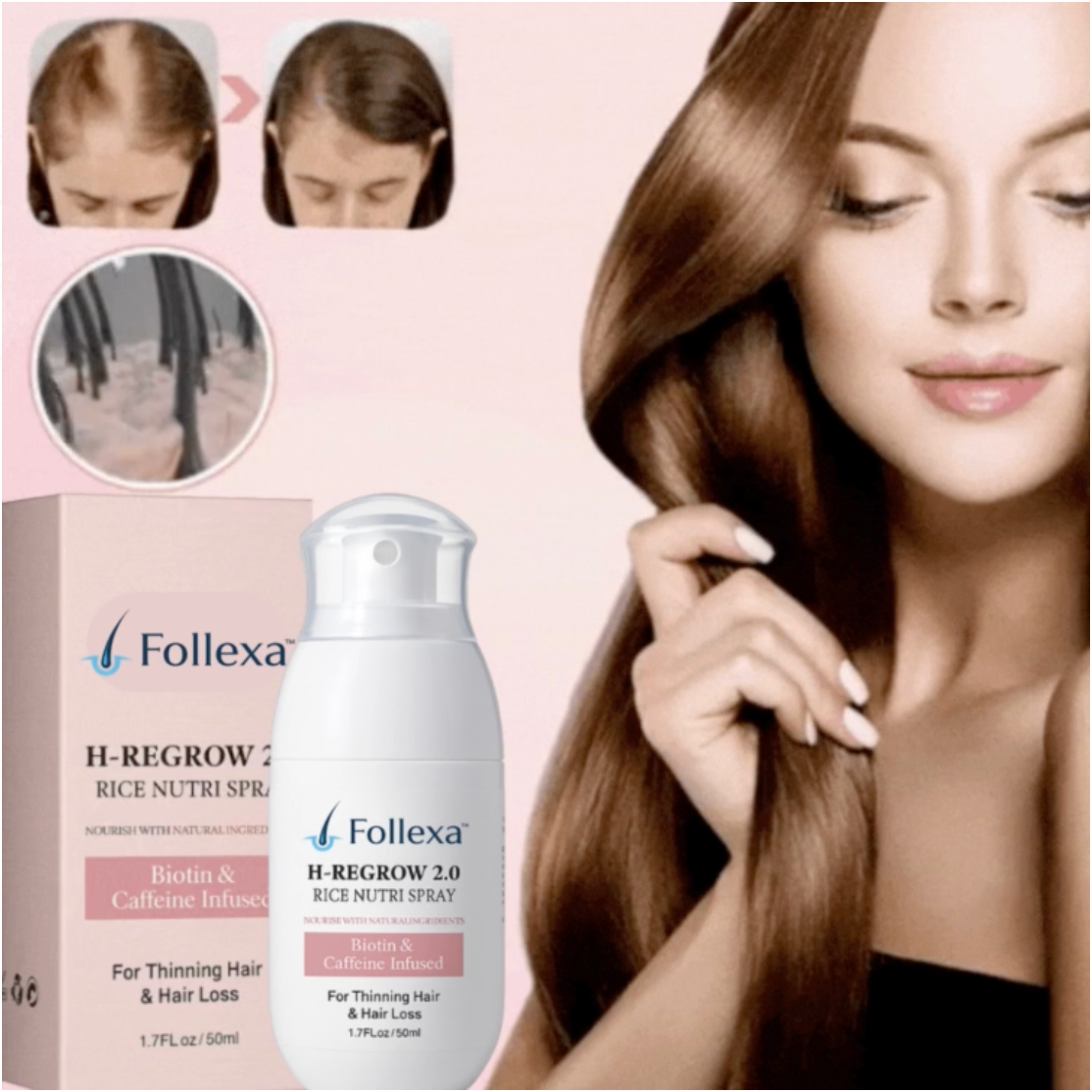 Follexa™ | Rend vos cheveux jusqu’à 90 % plus denses en seulement 30 jours.