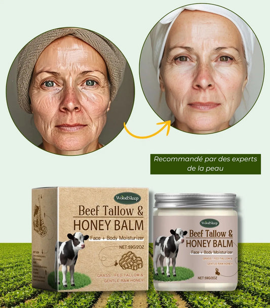 GreenMadame™ Baume au Suif de Boeuf et Miel Efface les Rides jusqu’à 88% en 4 Jours