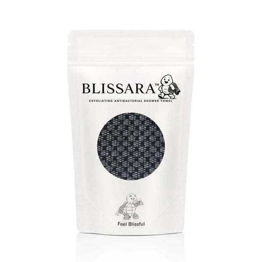 BLISSARA™ — LINGETTE DE DOUCHE EXFOLIANTE ANTIBACTÉRIENNE