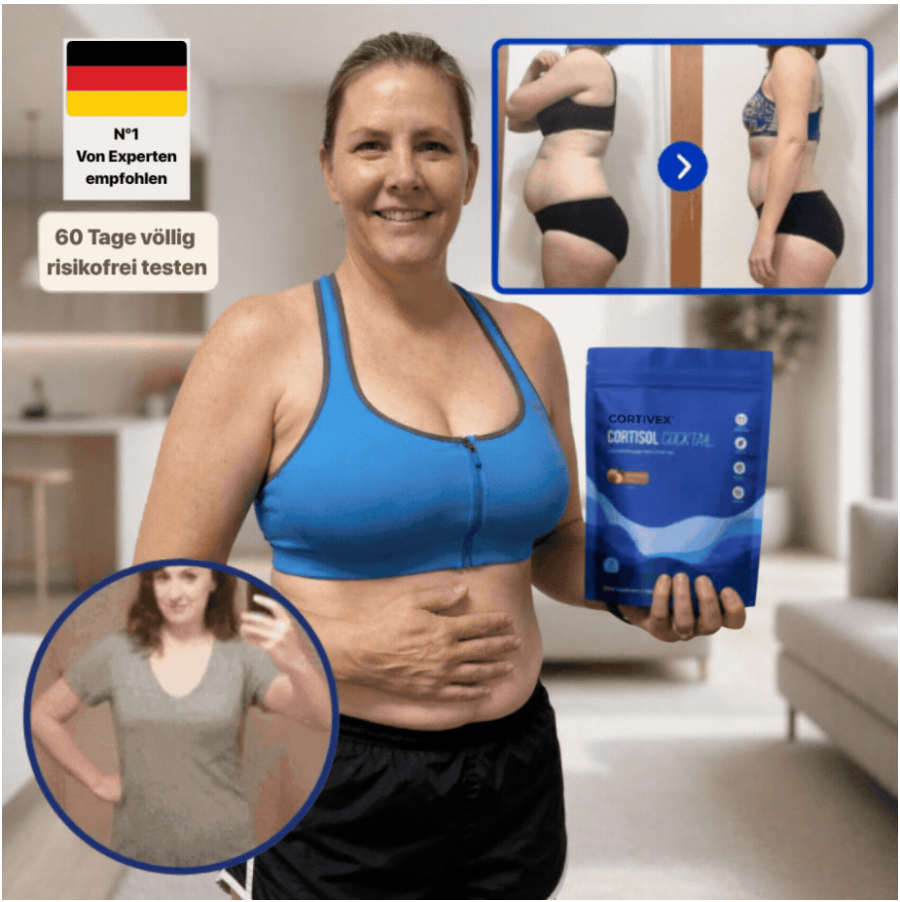 Cortivex™ Kortisol-Drink | Hartnäckiges Bauchfett loswerden und bis zu 6 kg in 30 Tagen abnehmen!