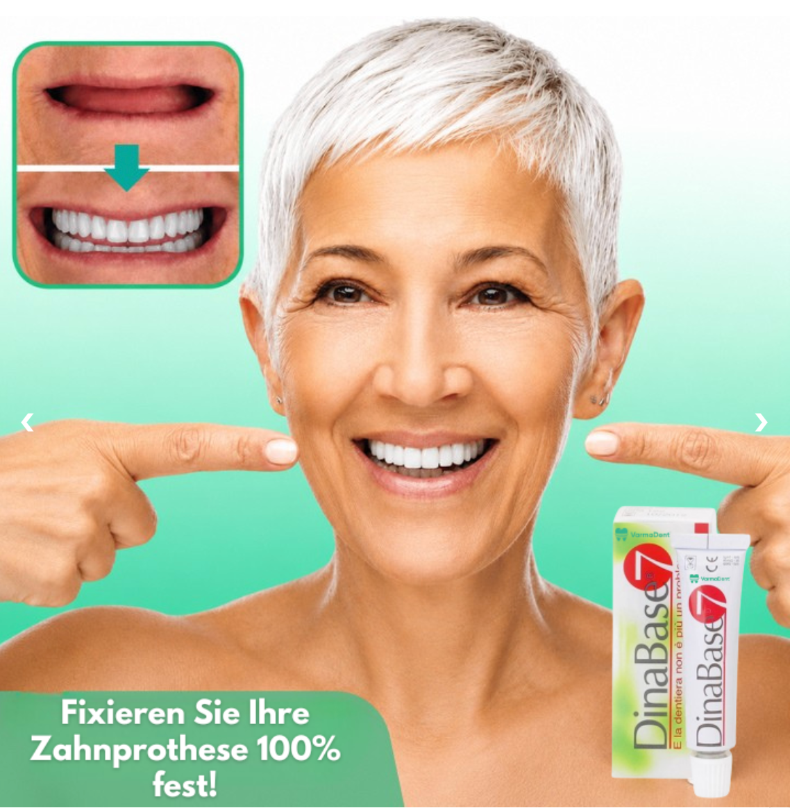 VarmaDent™ | Fixieren Sie Ihre Zahnprothese – 100% fester Halt!