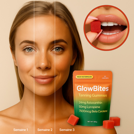 Cléoria® GlowBites | Gummies Bronzantes